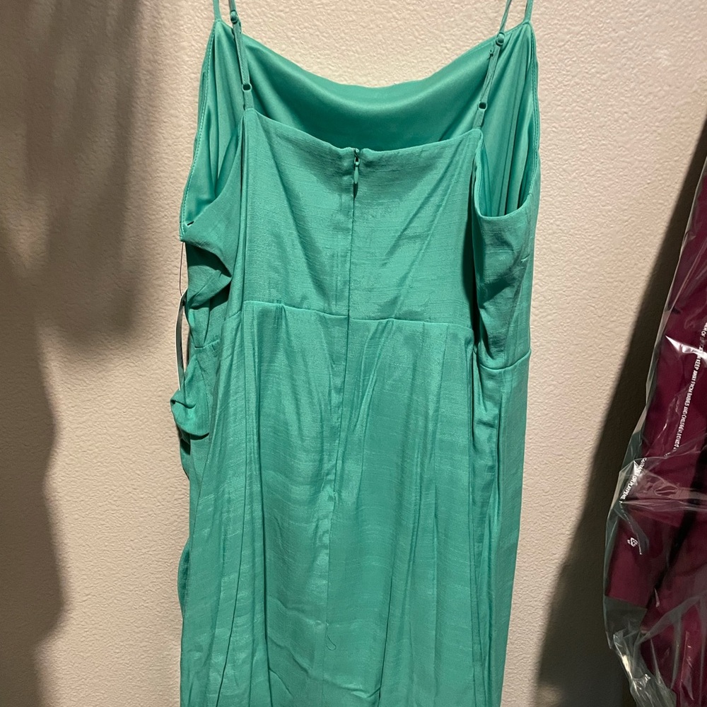 Mint green dress